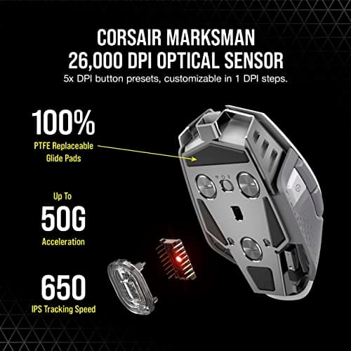 Corsair M65 RGB ULTRA Wireless Optical Mouse image