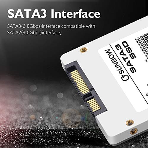 TCSUNBOW X3-1TB SSD 3D NAND SATA III 2.5" 7mm SSD image