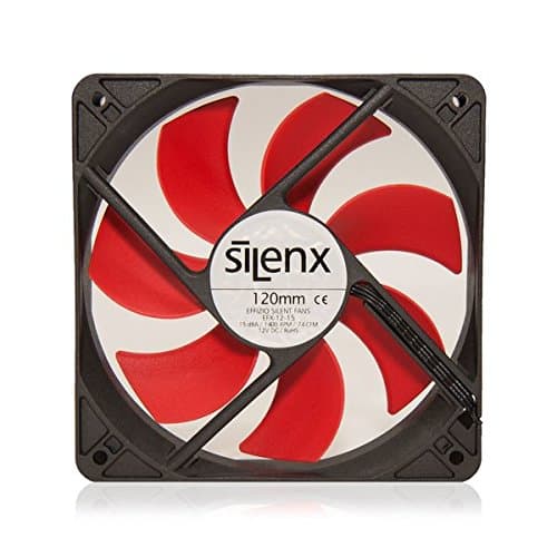 SilenX Effizio 120mm Red 74 CFM 1-Pack image