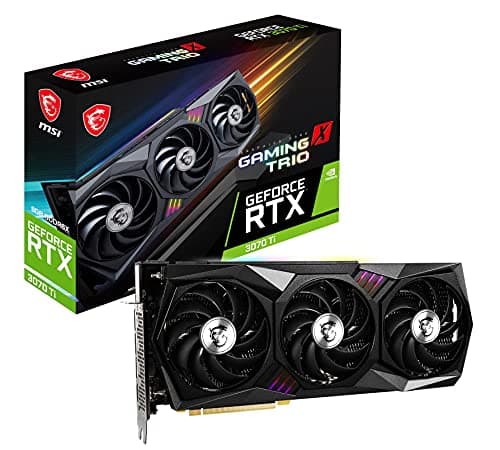 MSI GAMING X TRIO GeForce RTX 3070 Ti 8GB GDDR6X Black / Silver image