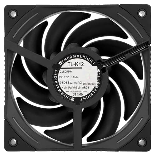 Thermalright TL-K12 120mm Black PWM 69 CFM image