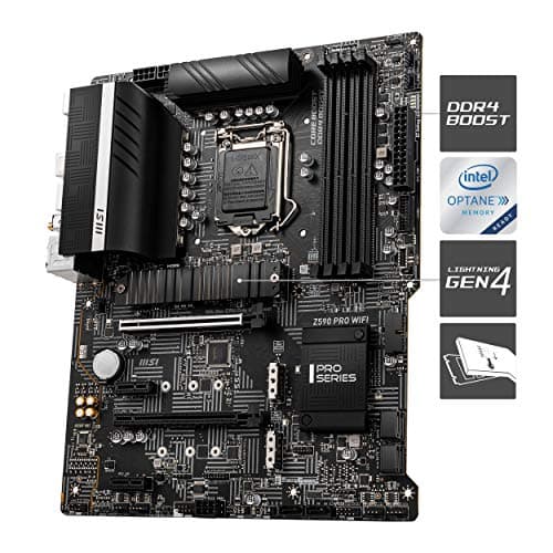 MSI Z590 PRO WIFI LGA 1200 ATX Motherboard image