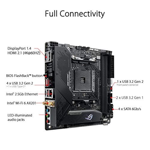 Asus B550 ROG STRIX B550-I GAMING AM4 DDR4 Mini ITX image
