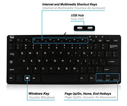 Adesso SlimTouch 510 Wired Standard Keyboard image
