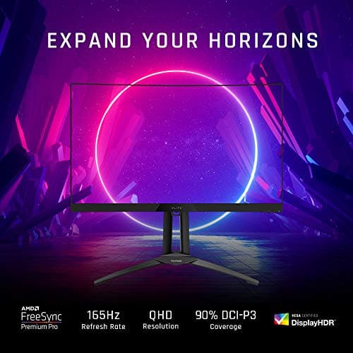 ViewSonic ELITE XG270QC 27" 1440p 165Hz VA Curved Monitor image