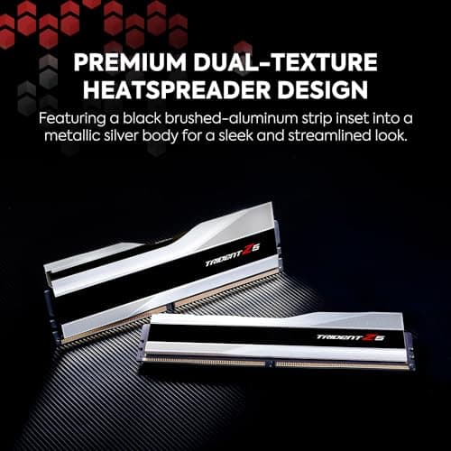 G.Skill Trident Z5 Silver / Black DDR5-6000 CL32 64GB (2x32GB) image