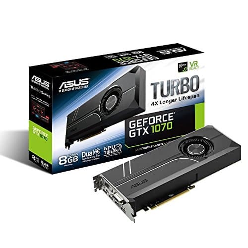Asus TURBO GeForce GTX 1070 8GB GDDR5 Black / Silver main image