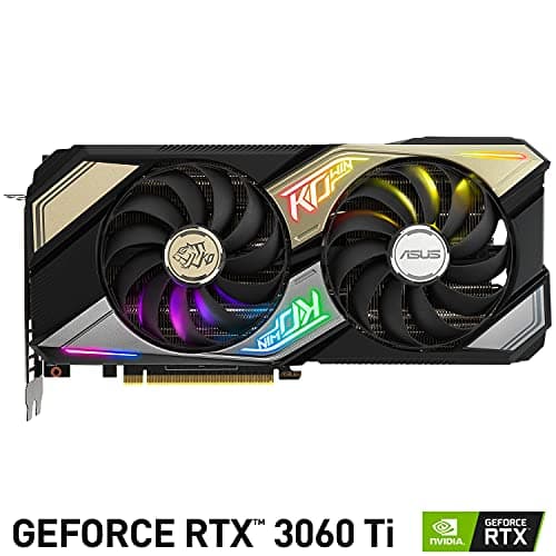 Asus GeForce RTX 3060 Ti LHR KO GAMING OC V2 8GB GDDR6 Silver / Black image