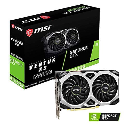 MSI VENTUS XS OC GeForce GTX 1660 SUPER 6GB GDDR6 Black / Silver main image