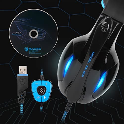 Sades SA-902-B 7.1 Channel Gaming Headset image