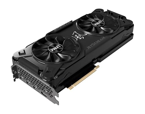 Palit JetStream GeForce RTX 3070 LHR 8GB GDDR6 Black / Silver image