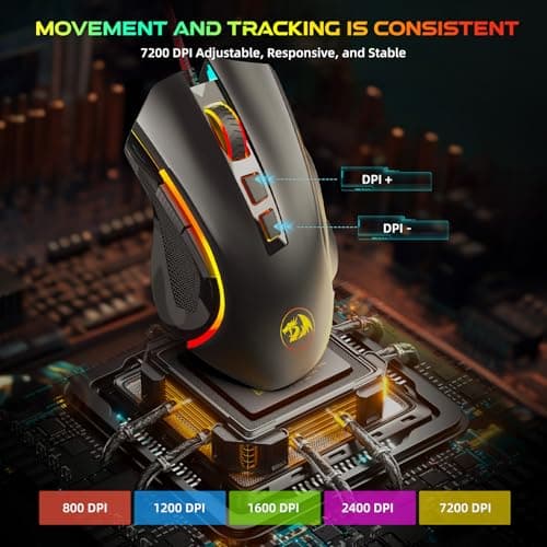 Redragon M602 Wired Optical Mouse image