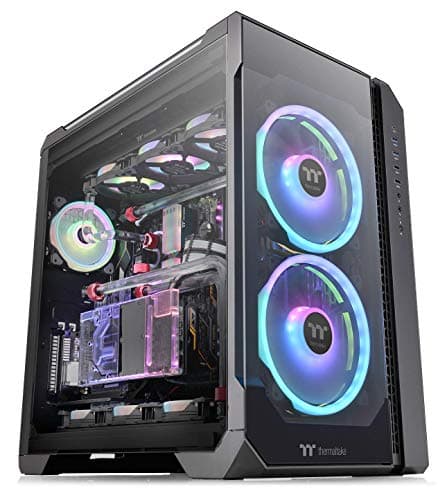 Thermaltake View 51 ARGB Edition ATX Full Tower Black Tempered Glass Side Panel, USB 3.2 Gen 2 Type-C, USB 3.2 Gen 1 Type-A, USB 2.0 Type-A image