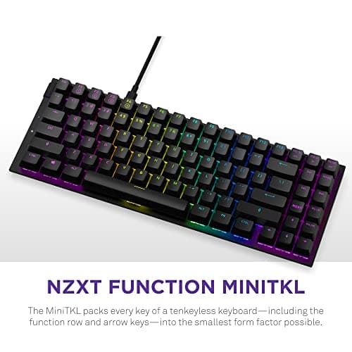 NZXT Function MiniTKL RGB Wired Gateron Red Mechanical Gaming Keyboard image