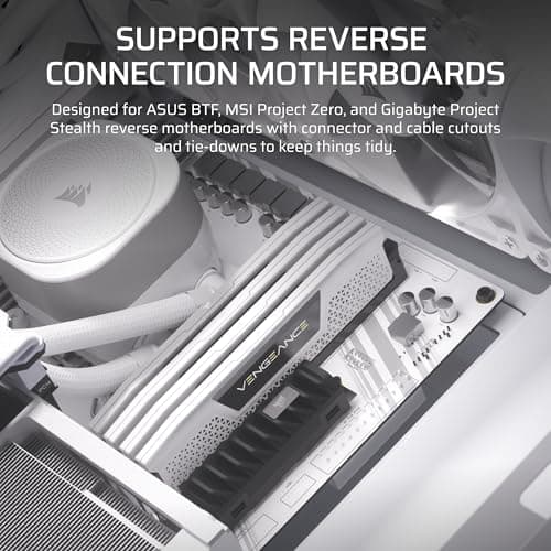 Corsair FRAME 4000D Modular Mid-Tower PC ATX Case - White image