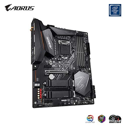 GIGABYTE Z490 AORUS ELITE LGA 1200 Intel Z490 ATX Motherboard with Dual M.2, SATA 6Gb/s, USB 3.2 Gen 2, 2.5 GbE LAN image