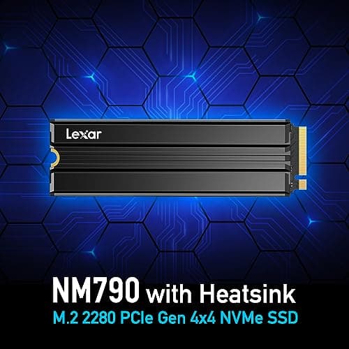 Lexar NM790 with Heatsink 2TB SSD M.2-2280 PCIe 4.0 x4 NVMe image