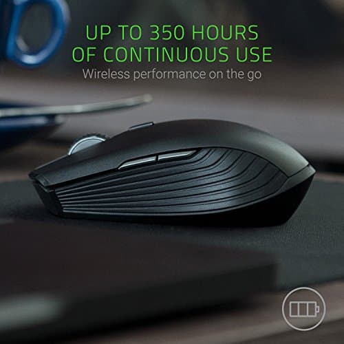 Razer Atheris - Ambidextrous Bluetooth Wireless Portable Gaming-Grade Mouse - 7,200 DPI Optical Sensor (Renewed) image