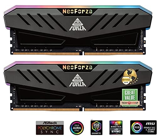 Neo Forza MARS Gray / Black DDR4-3600 CL18 16GB (2x8GB) image