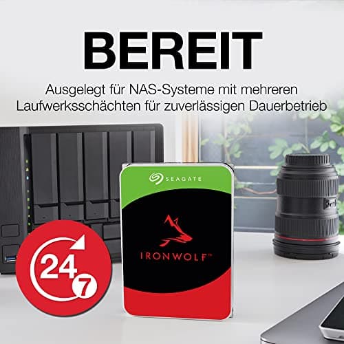 Seagate IronWolf NAS 2TB HDD 3.5" SATA image