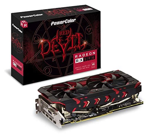 PowerColor RED DEVIL Radeon RX 590 8GB GDDR5 PCI Express 3.0 CrossFireX Support ATX Video Card AXRX 590 8GBD5-3DH/OC main image