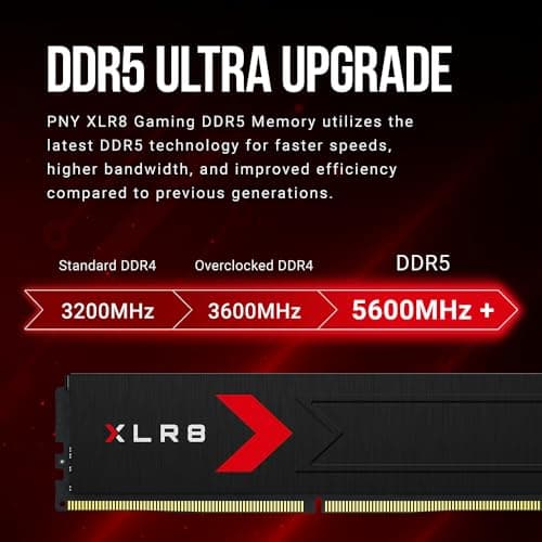 PNY XLR8 Gaming 32GB (2x16GB) DDR5 6000 CL36 Black image