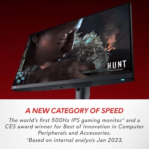 Dell Alienware AW2524H 24.5" 1080p 500Hz IPS Monitor image