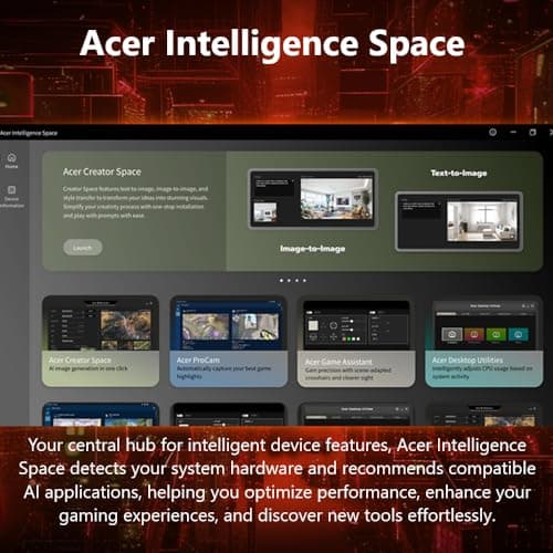 Acer Nitro OC Arc B570 10GB GDDR6 Black / Silver image
