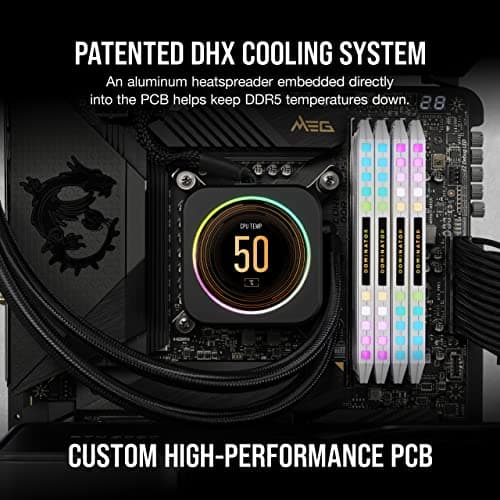 DOMINATOR® PLATINUM RGB 64 GB (2 x 32 GB) DDR5-5600 CL40 Memory image