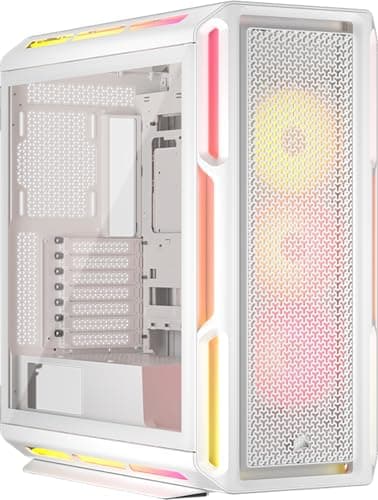 Corsair iCUE 5000T LX RGB ATX Mid Tower White Tempered Glass image