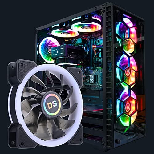 DS 120mm Addressable RGB PC Case LED Fans 3 Pack image