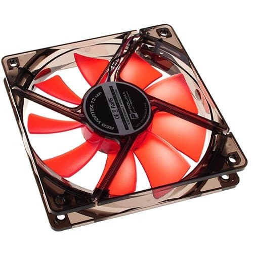 Prolimatech Vortex 120mm Red 72.67 CFM Red LED image