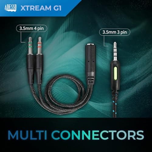 Adesso Xtream G1 Closed-Back Headphones image