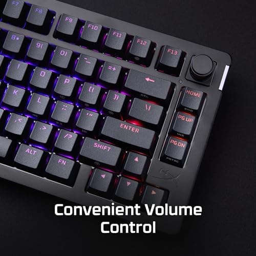 HP HyperX Alloy Rise 75 RGB Wired HyperX Red Gaming Keyboard image