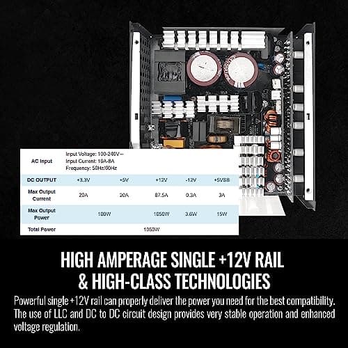 Thermaltake Toughpower PF3-L 1050W Fully Modular 80+ Platinum Certified image
