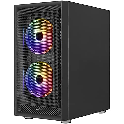 Aerocool Graphite v2 ATX Mid Tower Tempered Glass Side Panel image