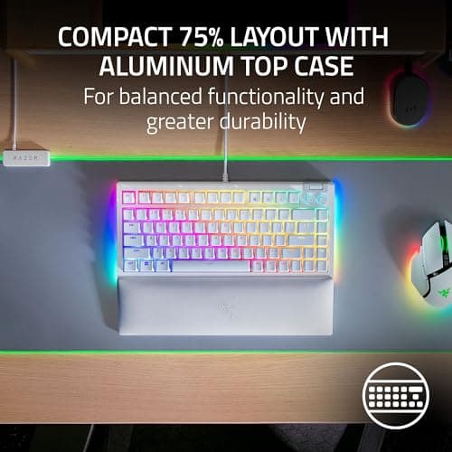 Razer BlackWidow V4 75% RGB Wired Mechanical Gaming Keyboard image