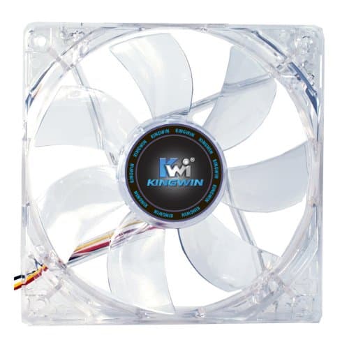 Kingwin 120mm CFR-012LB Silent Fan, For Computer Cases, CPU Coolers, Long Life Bearing, Quiet Efficient Cooling, and Provide Excellent Ventilation for PC Cases-[Red LED] main image