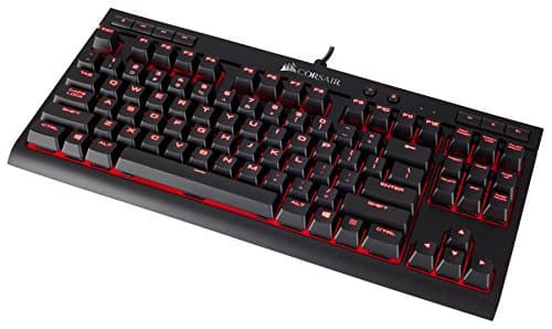 Corsair K63 Compact Mechanical Gaming Keyboard - Backlit Red LET - Linear & Quiet - Cherry MX Red image