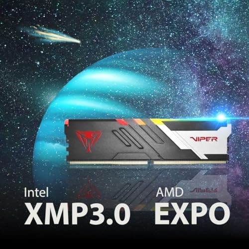 Patriot Viper Venom RGB Black / White DDR5-6600 CL40 32GB (2x16GB) image