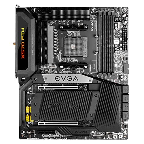 EVGA X570 FTW WIFI, 121-VR-A577-KR, AM4, AMD X570, PCIe Gen4, SATA 6Gb/s, Wi-Fi 6/BT5.2, USB 3.2 Gen2, M.2, ATX, AMD Motherboard image