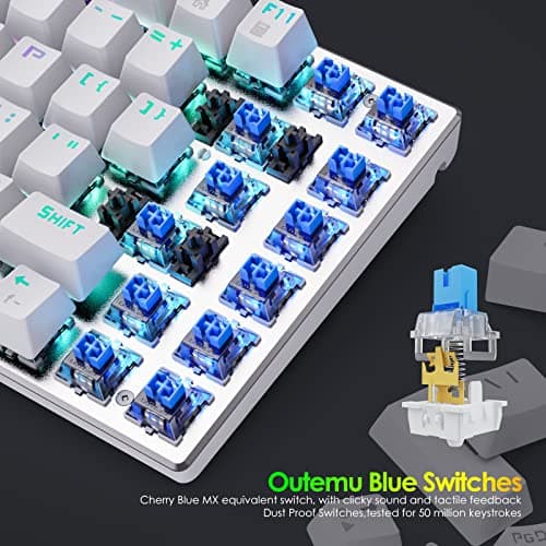 E-element Z88RGB81WRZ Wired Mini Mechanical Keyboard image