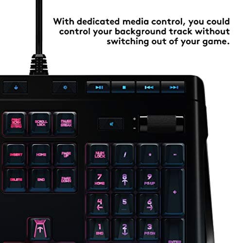 Logitech G910 Orion Spectrum Romer-G Tactile RGB Wired Gaming Keyboard image