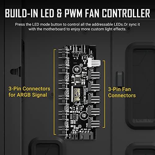 Antec P20C ARGB ATX Mid Tower Black Tempered Glass image