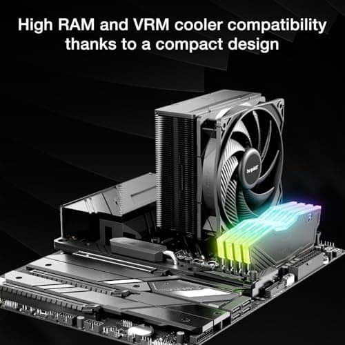 be quiet! Pure Rock 3 59.6 CFM Air 154mm Black image