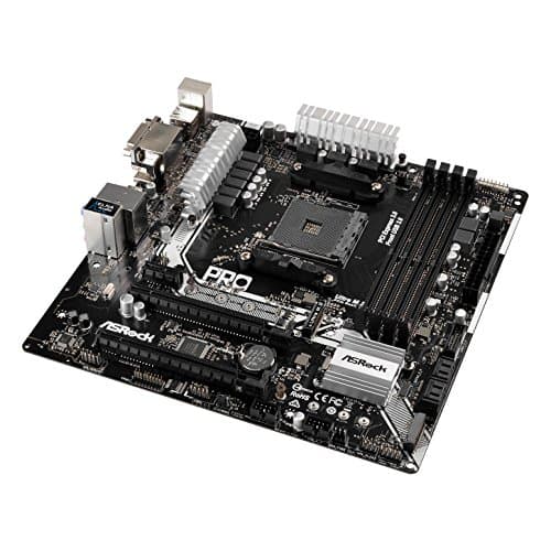 ASRock B350 AB350M Pro4 AM4 DDR4 Micro ATX image