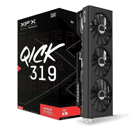 XFX Speedster QICK 319 Core Radeon RX 7800 XT 16GB GDDR6 Black image