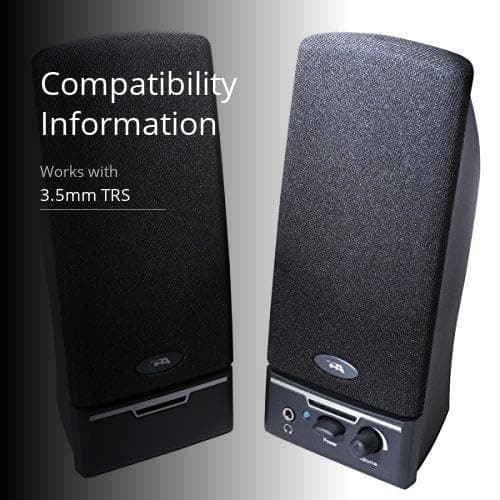 Cyber Acoustics CA-2014RB-ML 2.0 Channel 4 W Speaker System image