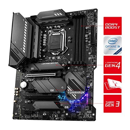 MSI MAG Z590 TOMAHAWK WIFI LGA 1200 ATX Motherboard image