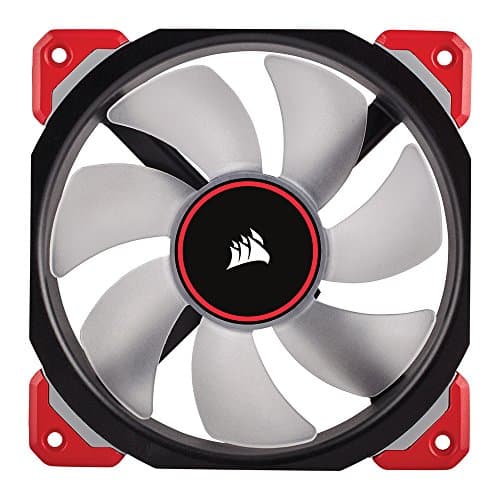 Corsair ML120 Pro 120mm Black / Red PWM Red 75 CFM image